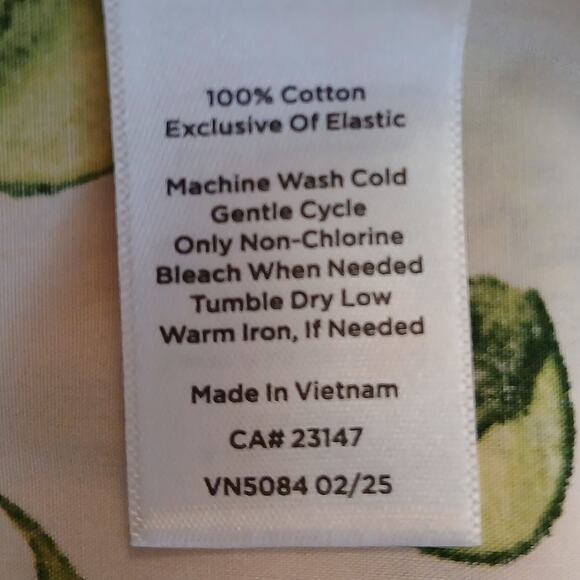 Talbots Petites SZ M Modern Poplin Smocked Midi Dress In Branching Floral - Picture 10 of 10